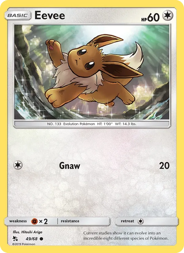 Eevee — Hidden Fates #49 (Pokémon TCG card)