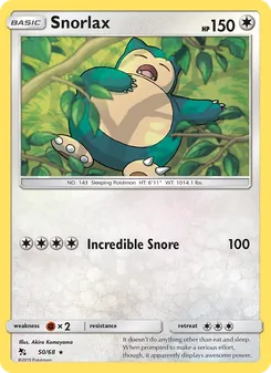 Snorlax (Hidden Fates #50)