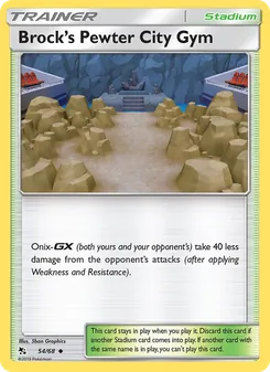 Brock’s Pewter City Gym (Hidden Fates #54)
