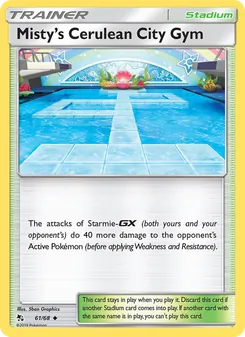 Misty’s Cerulean City Gym (Hidden Fates #61)