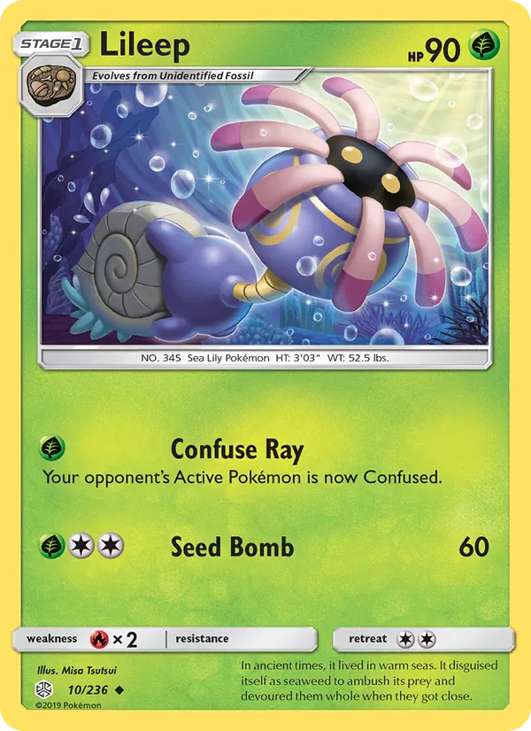 Lileep — Cosmic Eclipse #10 (Pokémon TCG card)