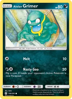 Alolan Grimer (Cosmic Eclipse #130)