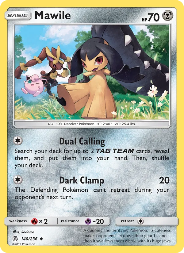 Mawile — Cosmic Eclipse #140 (Pokémon TCG card)
