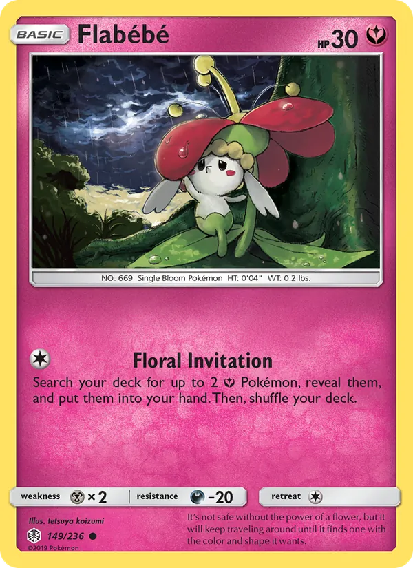 Flabébé — Cosmic Eclipse #149 (Pokémon TCG card)