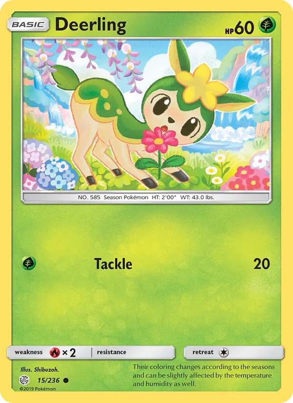 Deerling — Cosmic Eclipse #15 (Pokémon TCG card)