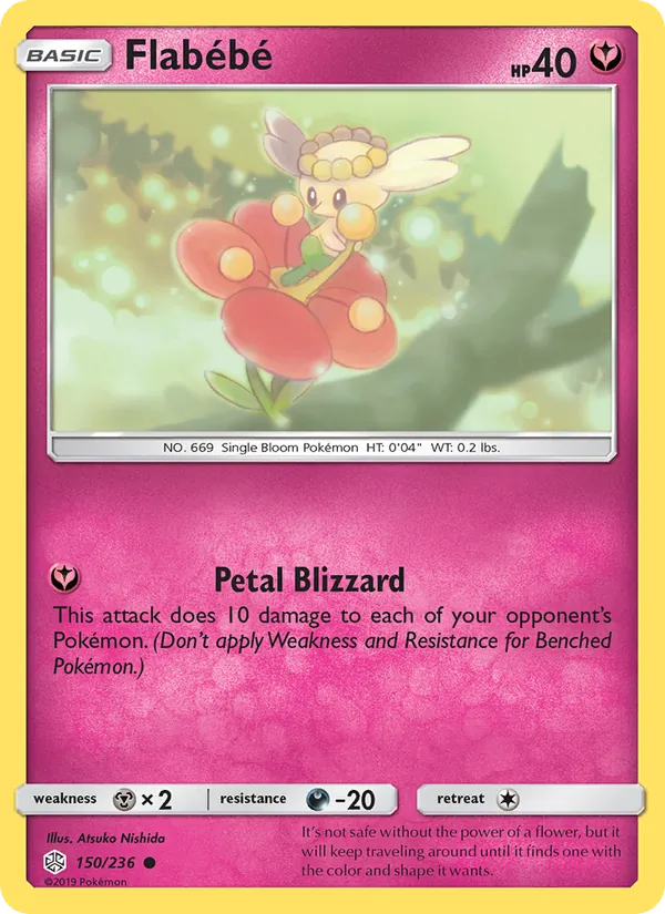Flabébé — Cosmic Eclipse #150 (Pokémon TCG card)