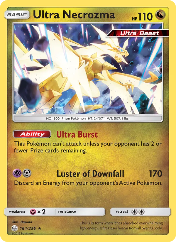 Ultra Necrozma — Cosmic Eclipse #164 (Pokémon TCG card)