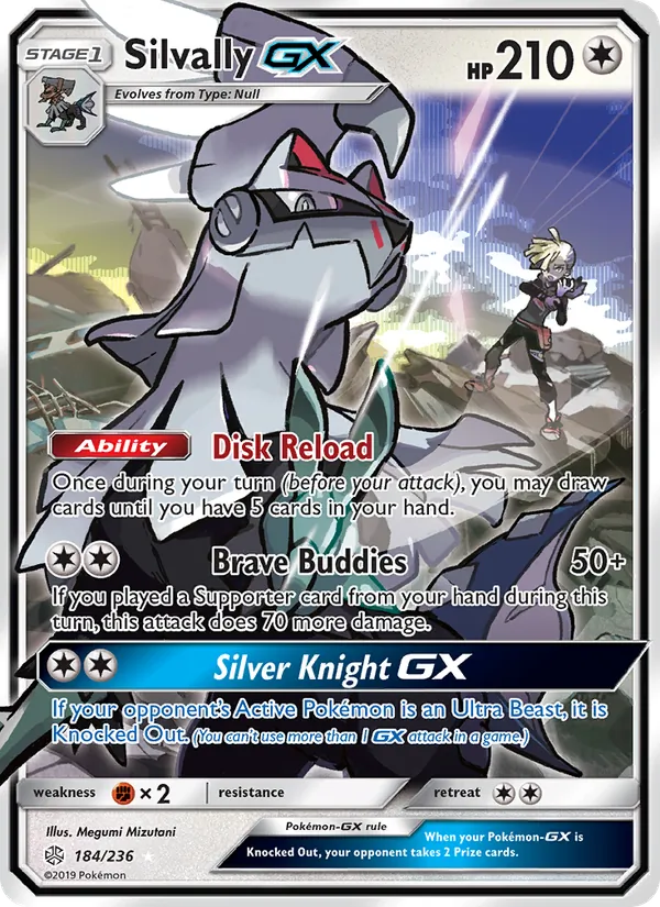 Silvally GX — Cosmic Eclipse #184 (Pokémon TCG card)
