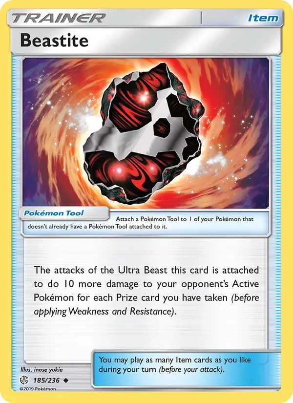 Beastite — Cosmic Eclipse #185 (Pokémon TCG card)