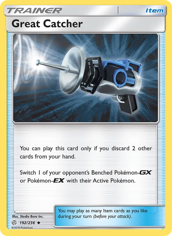 Great Catcher — Cosmic Eclipse #192 (Pokémon TCG card)