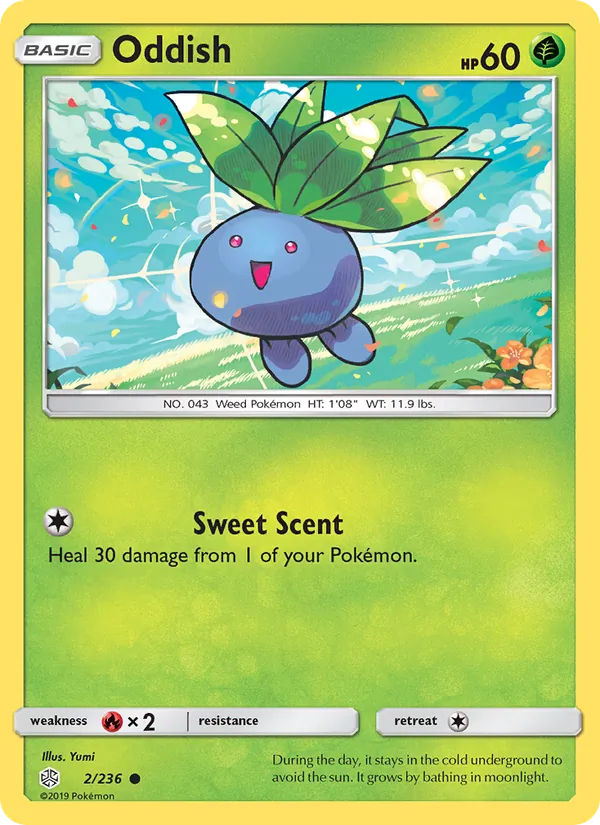 Oddish — Cosmic Eclipse #2 (Pokémon TCG card)