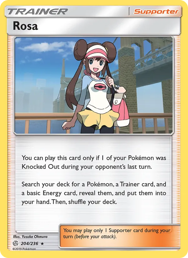 Rosa — Cosmic Eclipse #204 (Pokémon TCG card)