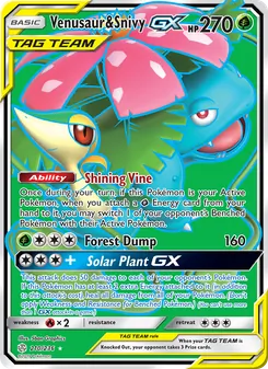 Venusaur & Snivy GX (Cosmic Eclipse #210)