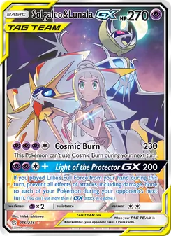 Solgaleo & Lunala GX (Cosmic Eclipse #216)