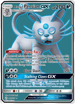 Alolan Persian GX (Cosmic Eclipse #219)