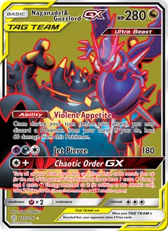 Naganadel & Guzzlord GX (Cosmic Eclipse #223)