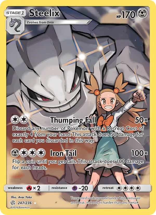 Steelix — Cosmic Eclipse #247 (Pokémon TCG card)