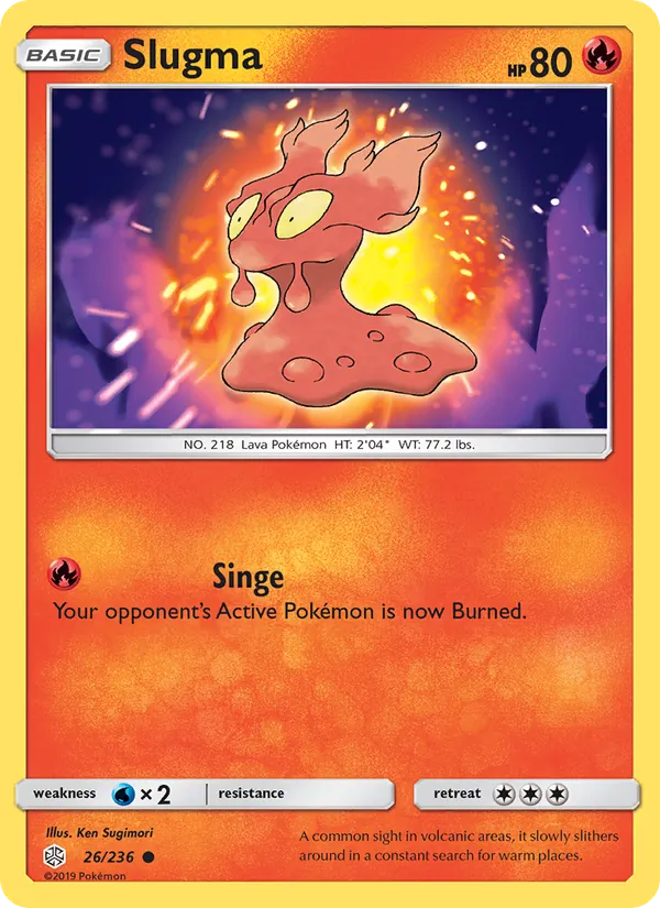 Slugma — Cosmic Eclipse #26 (Pokémon TCG card)