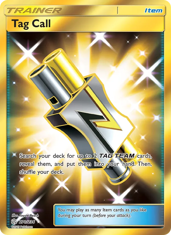 Tag Call — Cosmic Eclipse #270 (Pokémon TCG card)