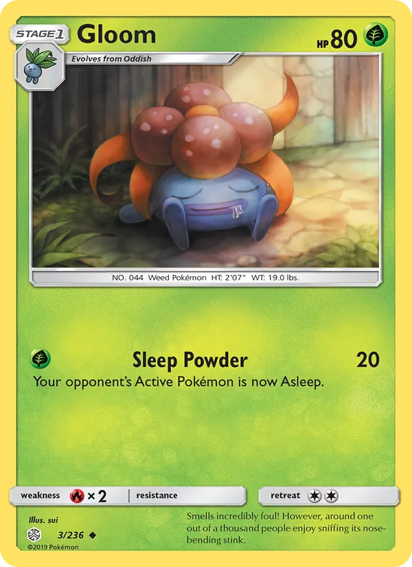Gloom — Cosmic Eclipse #3 (Pokémon TCG card)