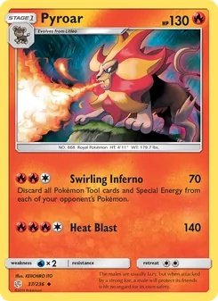 Pyroar (Cosmic Eclipse #37)