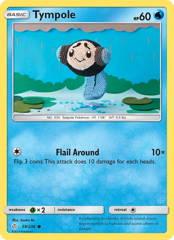 Tympole — Cosmic Eclipse #58 (Pokémon TCG card)