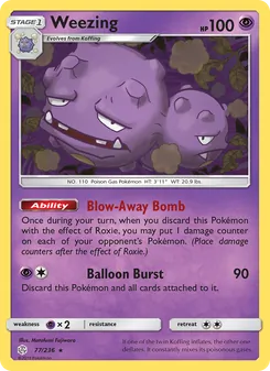Weezing (Cosmic Eclipse #77)