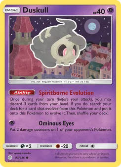Duskull (Cosmic Eclipse #83)