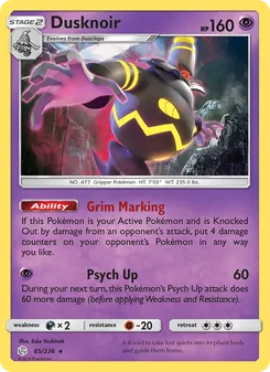 Dusknoir (Cosmic Eclipse #85)