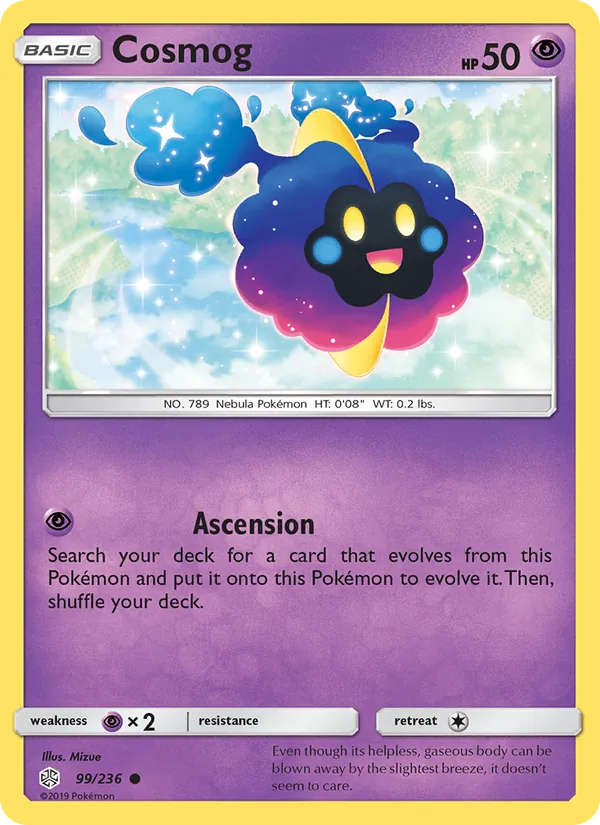 Cosmog — Cosmic Eclipse #99 (Pokémon TCG card)
