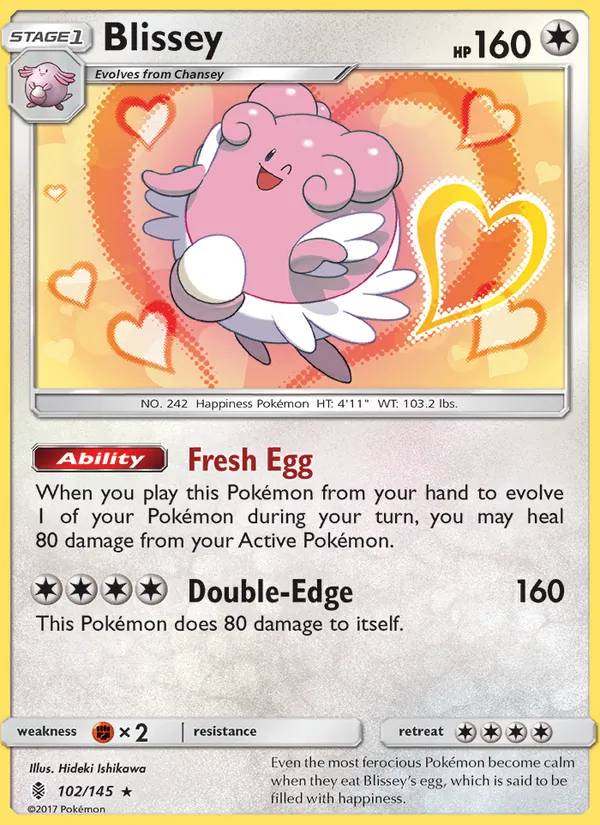 Blissey — Guardians Rising #102 (Pokémon TCG card)