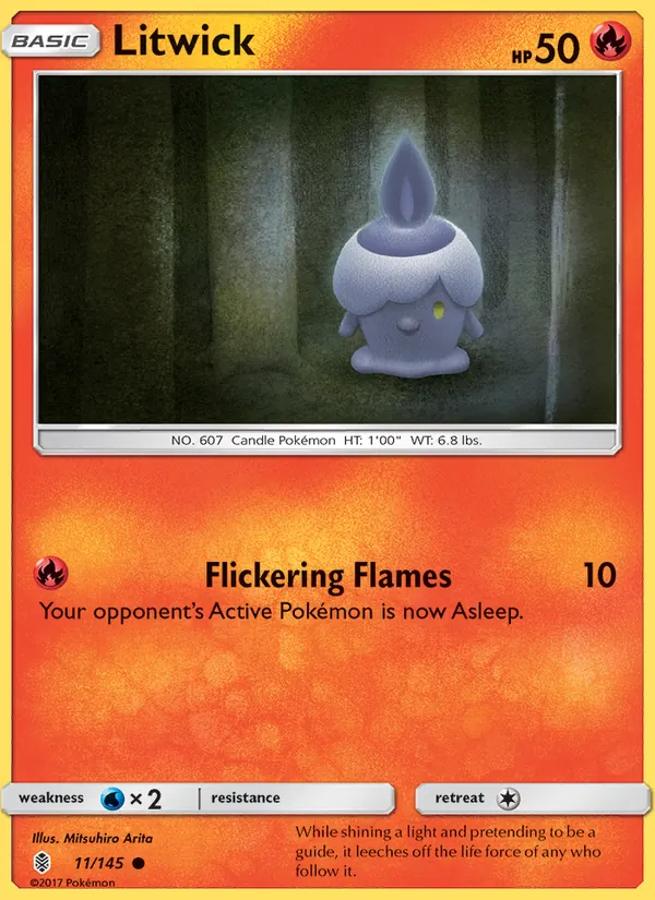 Litwick — Guardians Rising #11 (Pokémon TCG card)