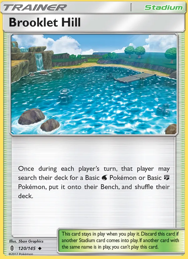 Brooklet Hill — Guardians Rising #120 (Pokémon TCG card)