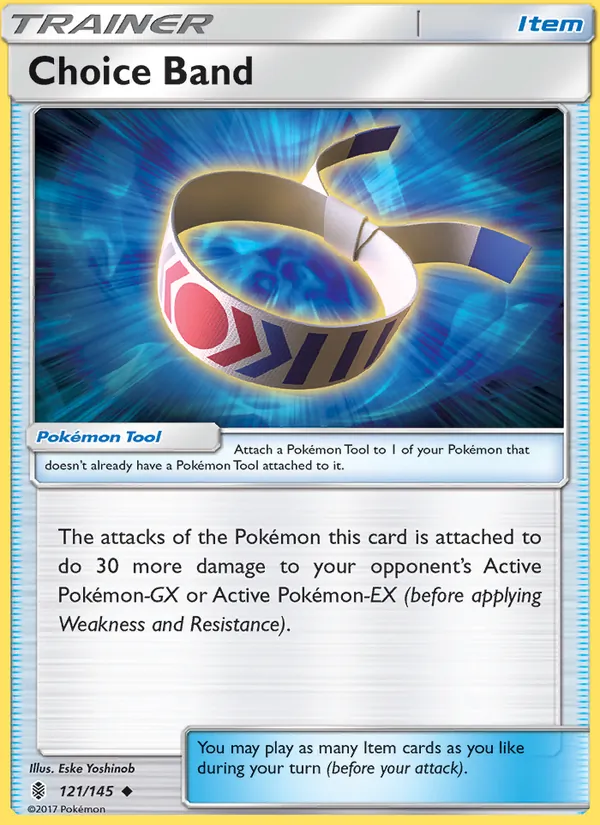 Choice Band — Guardians Rising #121 (Pokémon TCG card)