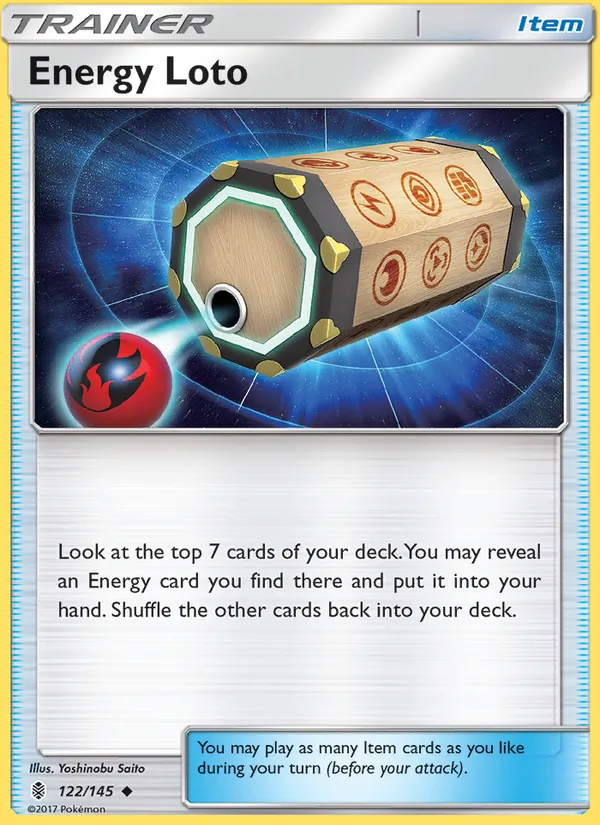 Energy Loto — Guardians Rising #122 (Pokémon TCG card)