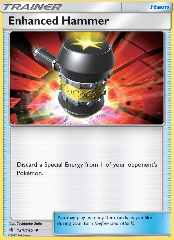 Enhanced Hammer — Guardians Rising #124 (Pokémon TCG card)