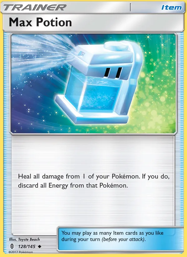 Max Potion — Guardians Rising #128 (Pokémon TCG card)