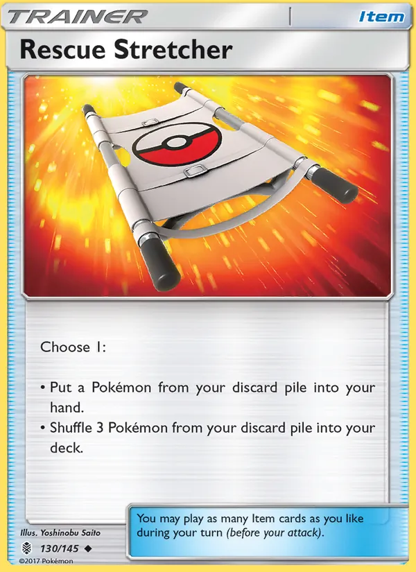 Rescue Stretcher — Guardians Rising #130 (Pokémon TCG card)