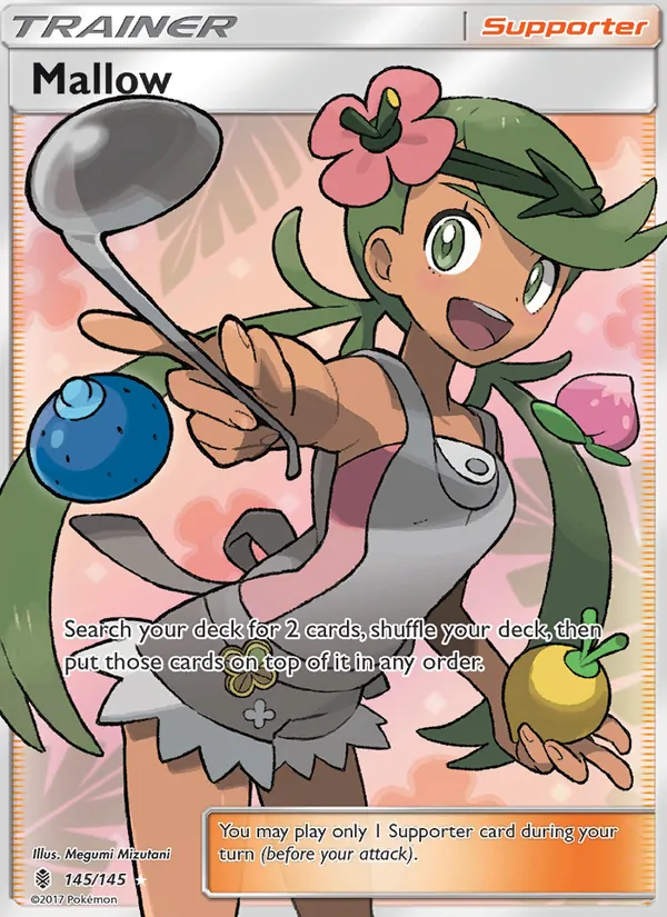 Mallow — Guardians Rising #145 (Pokémon TCG card)