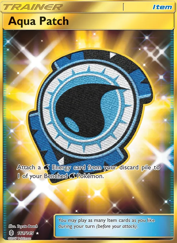 Aqua Patch — Guardians Rising #161 (Pokémon TCG card)