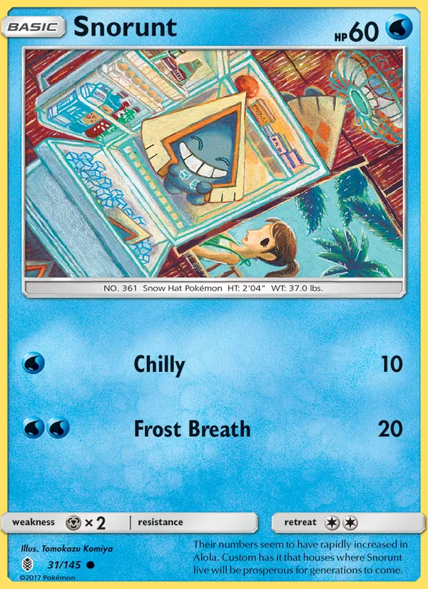 Snorunt — Guardians Rising #31 (Pokémon TCG card)