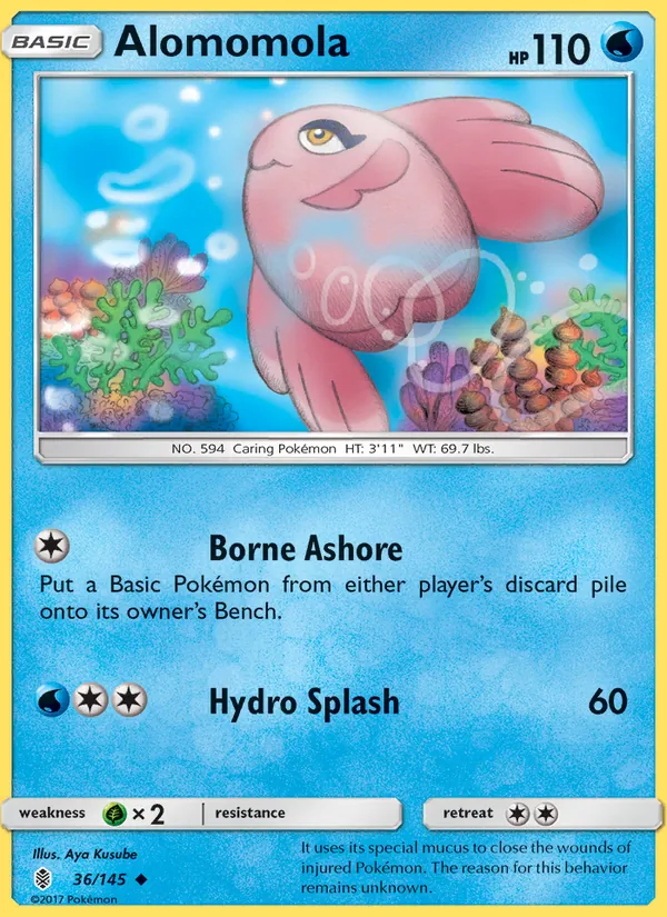 Alomomola — Guardians Rising #36 (Pokémon TCG card)