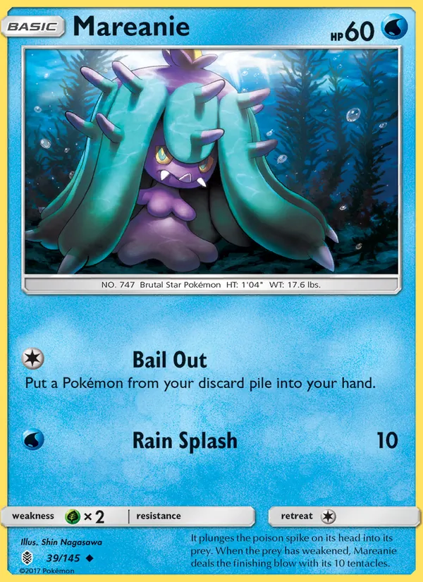 Mareanie — Guardians Rising #39 (Pokémon TCG card)