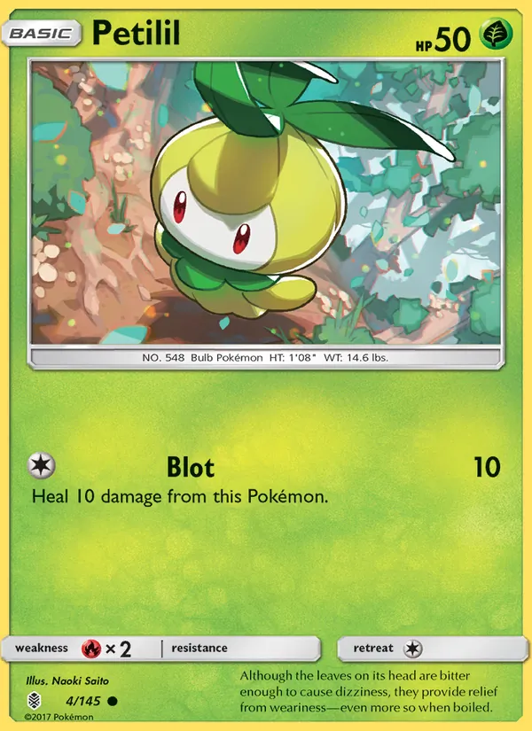 Petilil — Guardians Rising #4 (Pokémon TCG card)