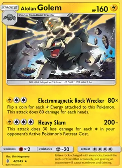 Alolan Golem (Guardians Rising #42)