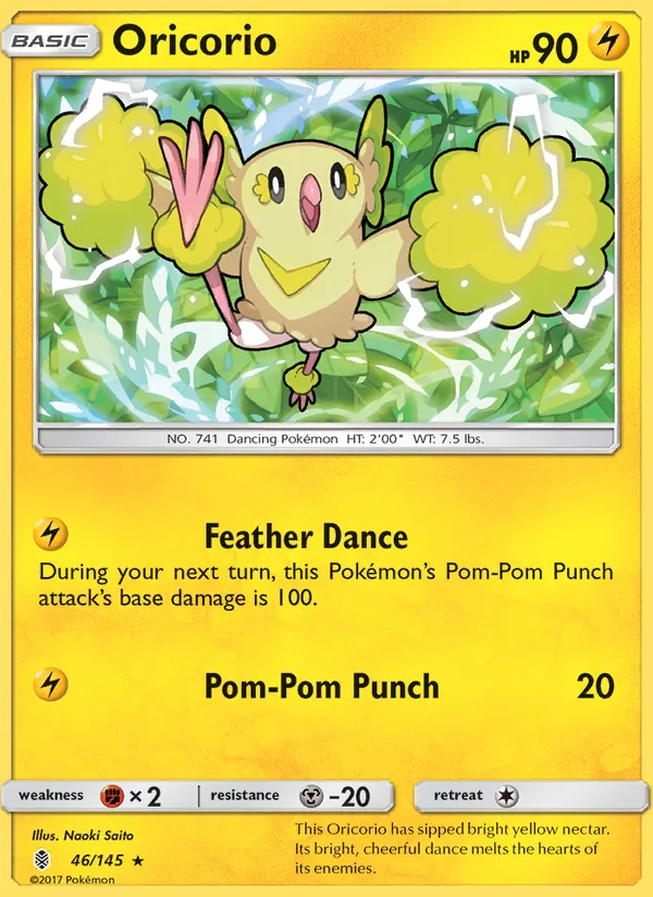 Oricorio — Guardians Rising #46 (Pokémon TCG card)