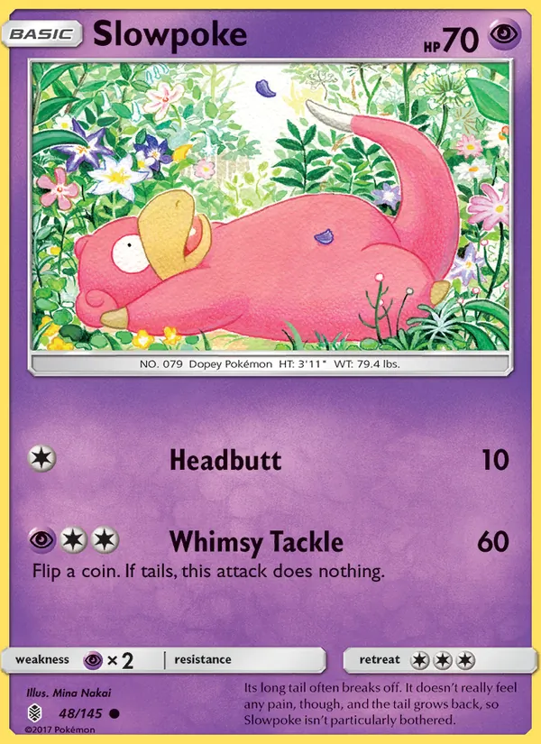 Slowpoke — Guardians Rising #48 (Pokémon TCG card)