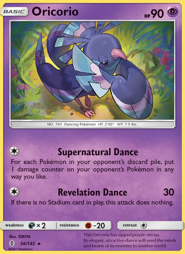 Oricorio — Guardians Rising #56 (Pokémon TCG card)