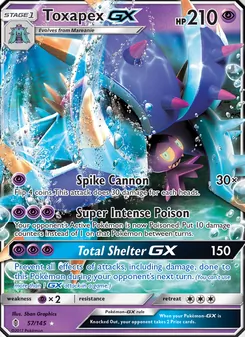 Toxapex GX (Guardians Rising #57)