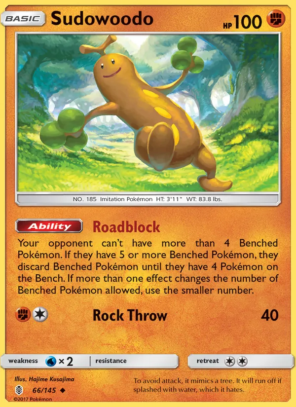 Sudowoodo — Guardians Rising #66 (Pokémon TCG card)